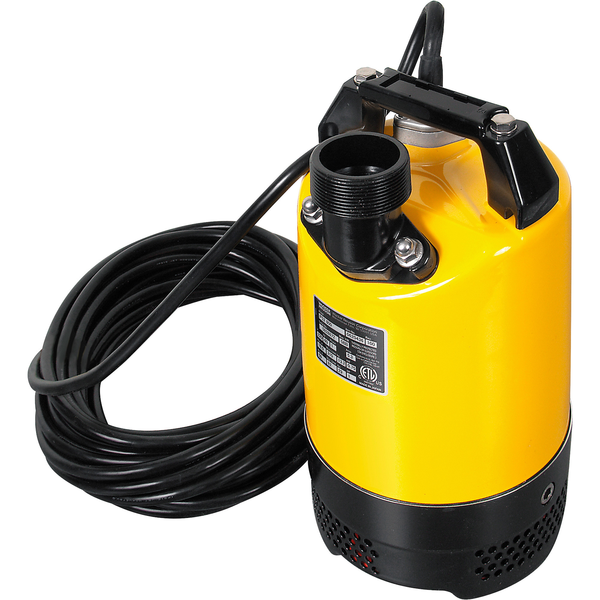 Wacker Neuson Submersible Water Pump, 4920 GPH, 1 HP, Model# PS2 800